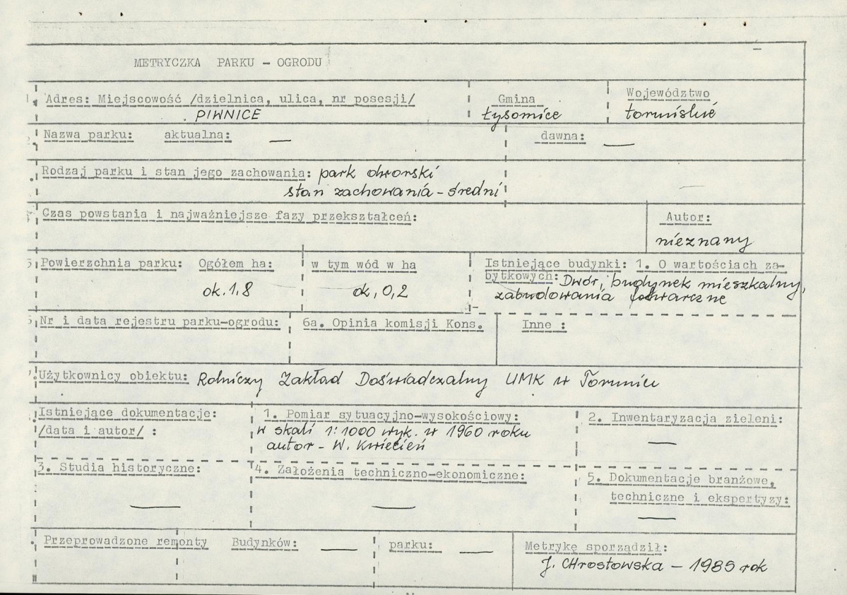 EP - Ewidencja parkowa, skan nr 7