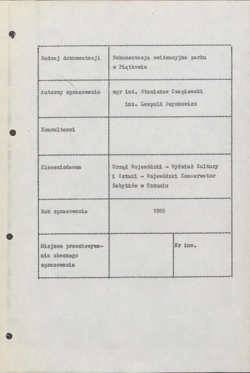 EP - Ewidencja parkowa, skan nr 11
