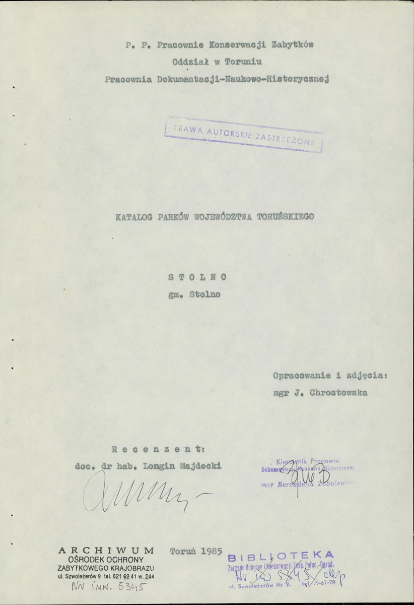 EP - Ewidencja parkowa, skan nr 5