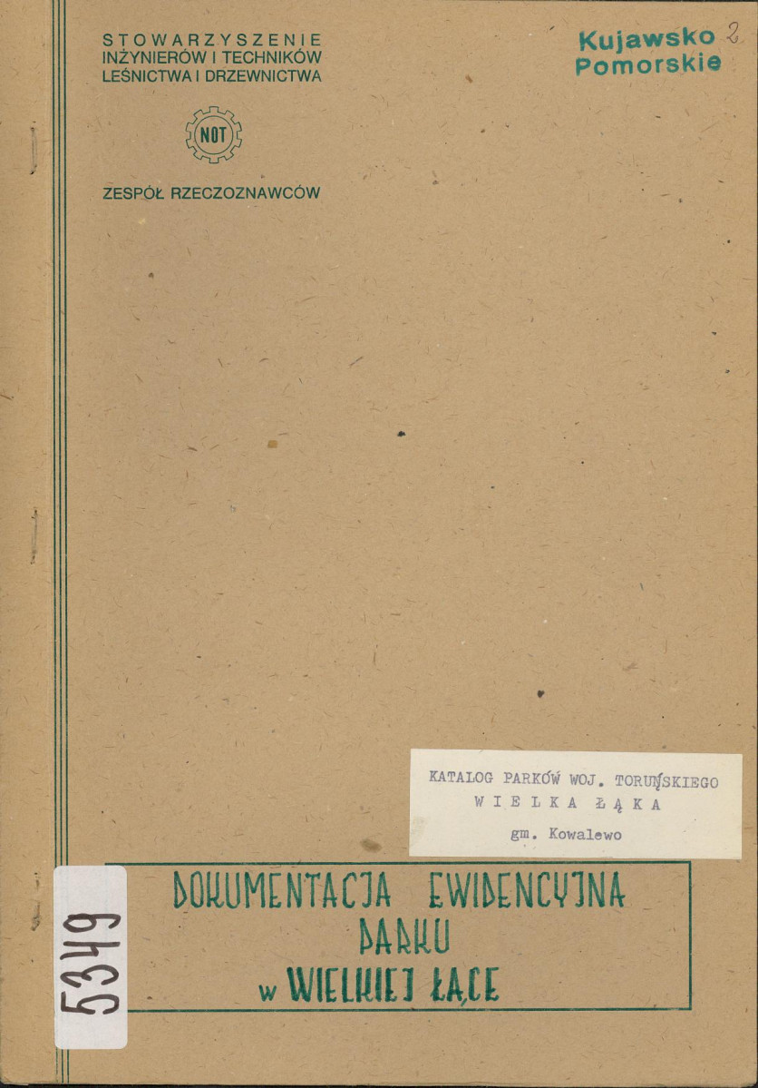 EP - Ewidencja parkowa, skan nr 1