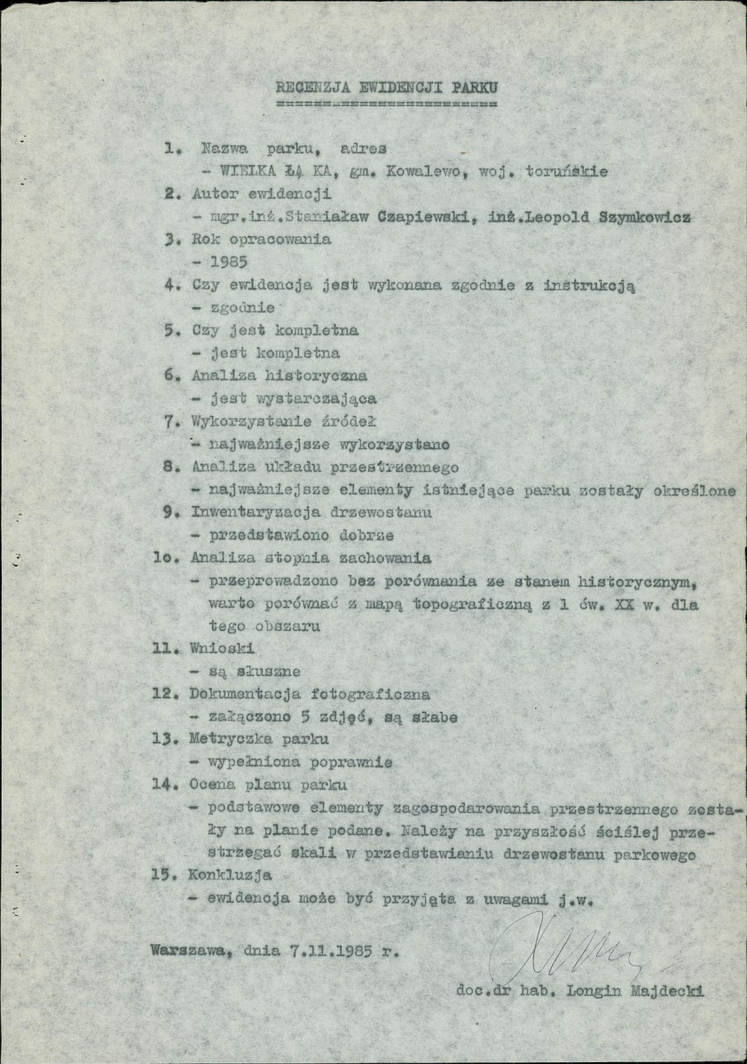 EP - Ewidencja parkowa, skan nr 4