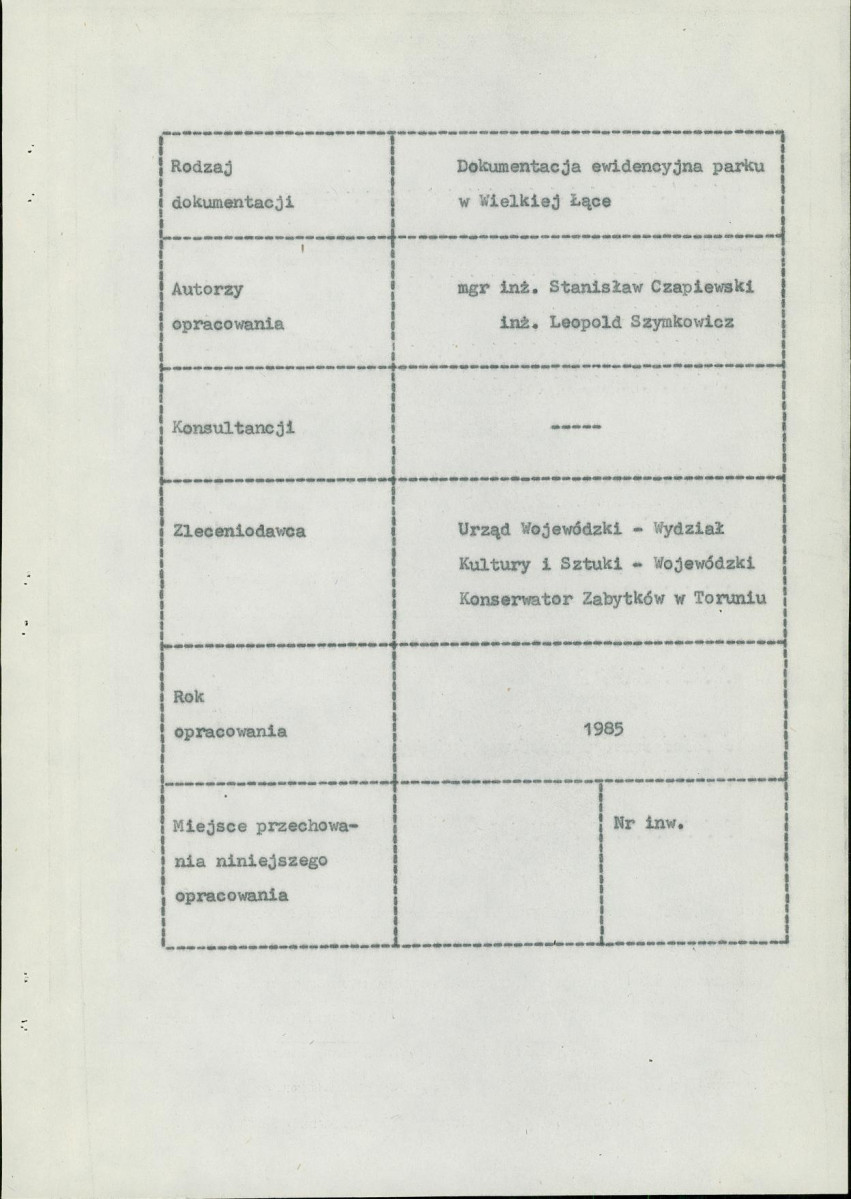 EP - Ewidencja parkowa, skan nr 9