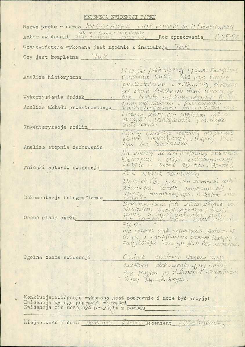 EP - Ewidencja parkowa, skan nr 4