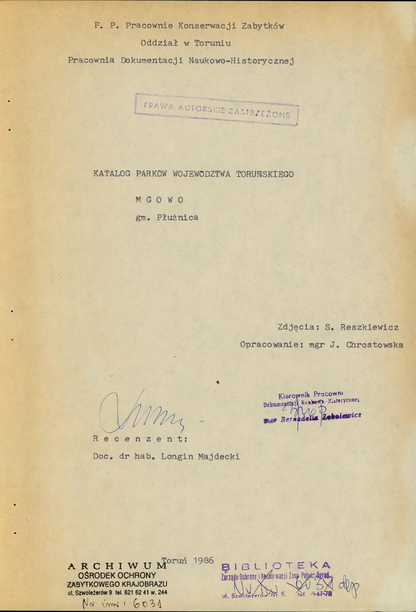 EP - Ewidencja parkowa, skan nr 5