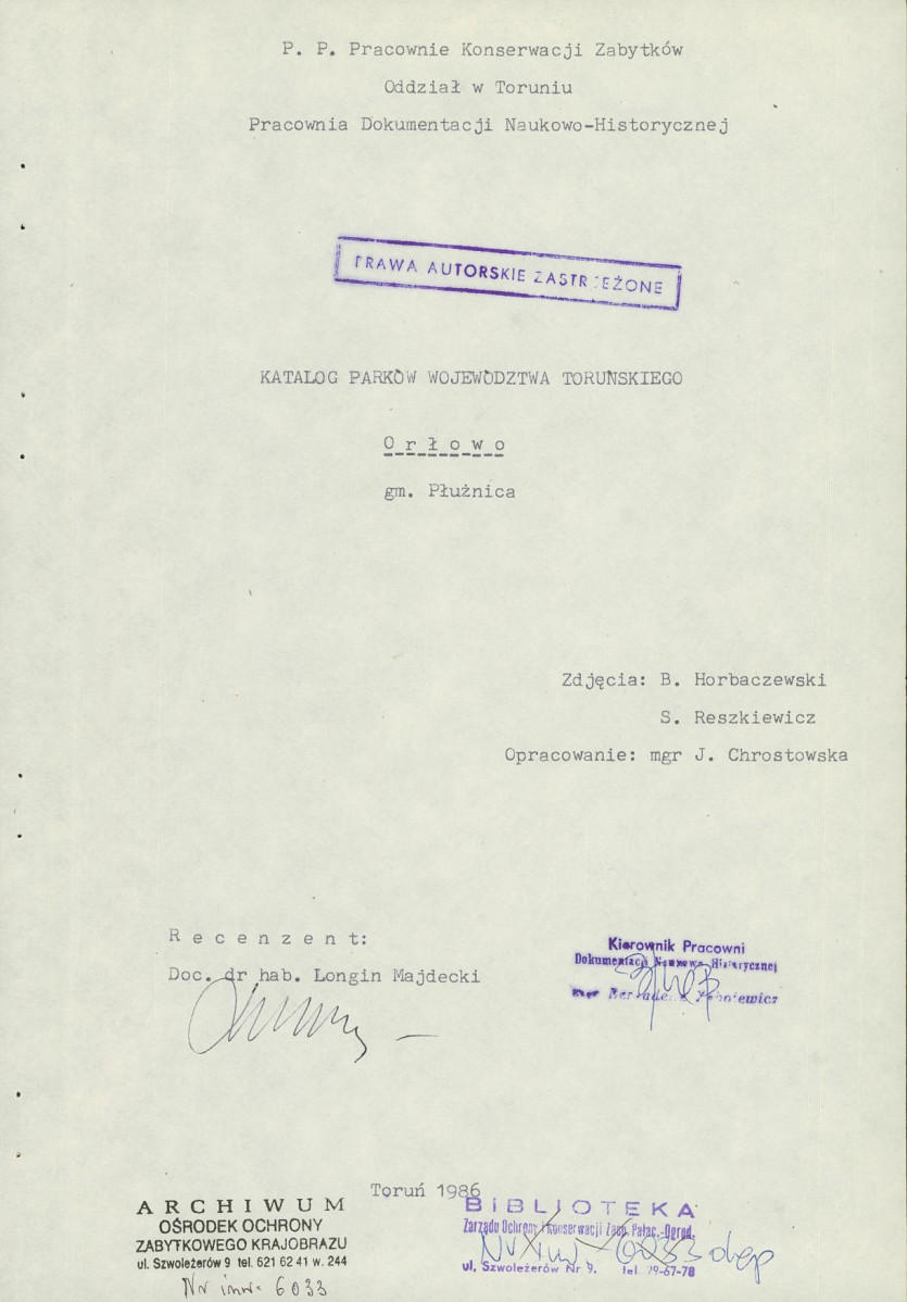 EP - Ewidencja parkowa, skan nr 6