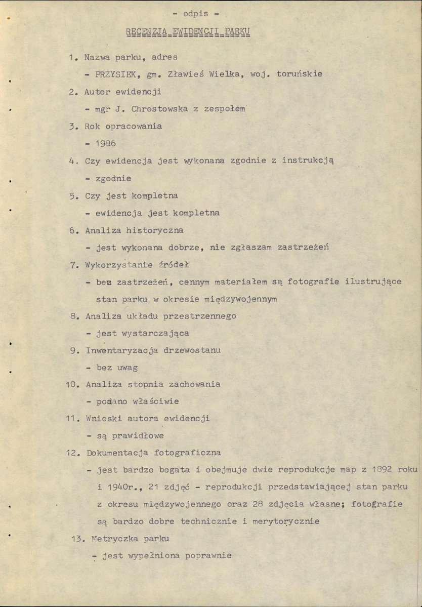 EP - Ewidencja parkowa, skan nr 4