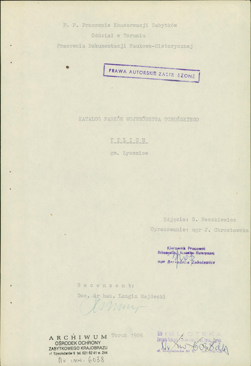 EP - Ewidencja parkowa, skan nr 5