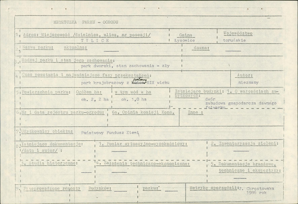 EP - Ewidencja parkowa, skan nr 6