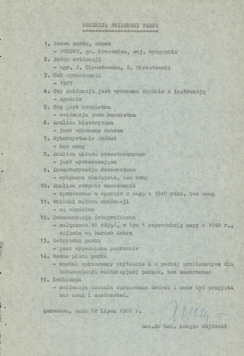 Ewidencja parkowa, skan nr 4