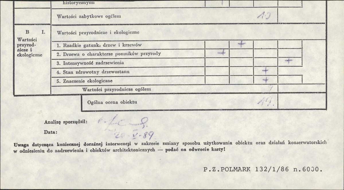 Ewidencja parkowa, skan nr 4