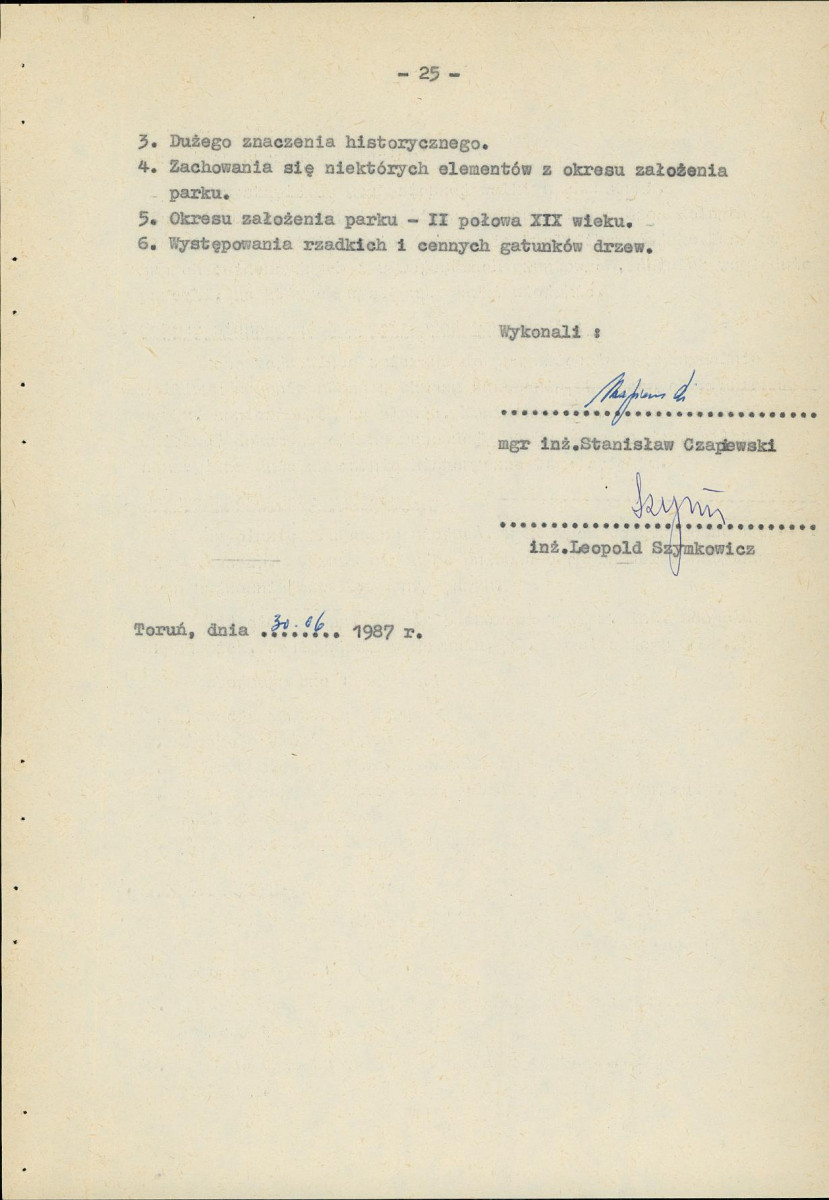 Ewidencja parkowa, skan nr 33