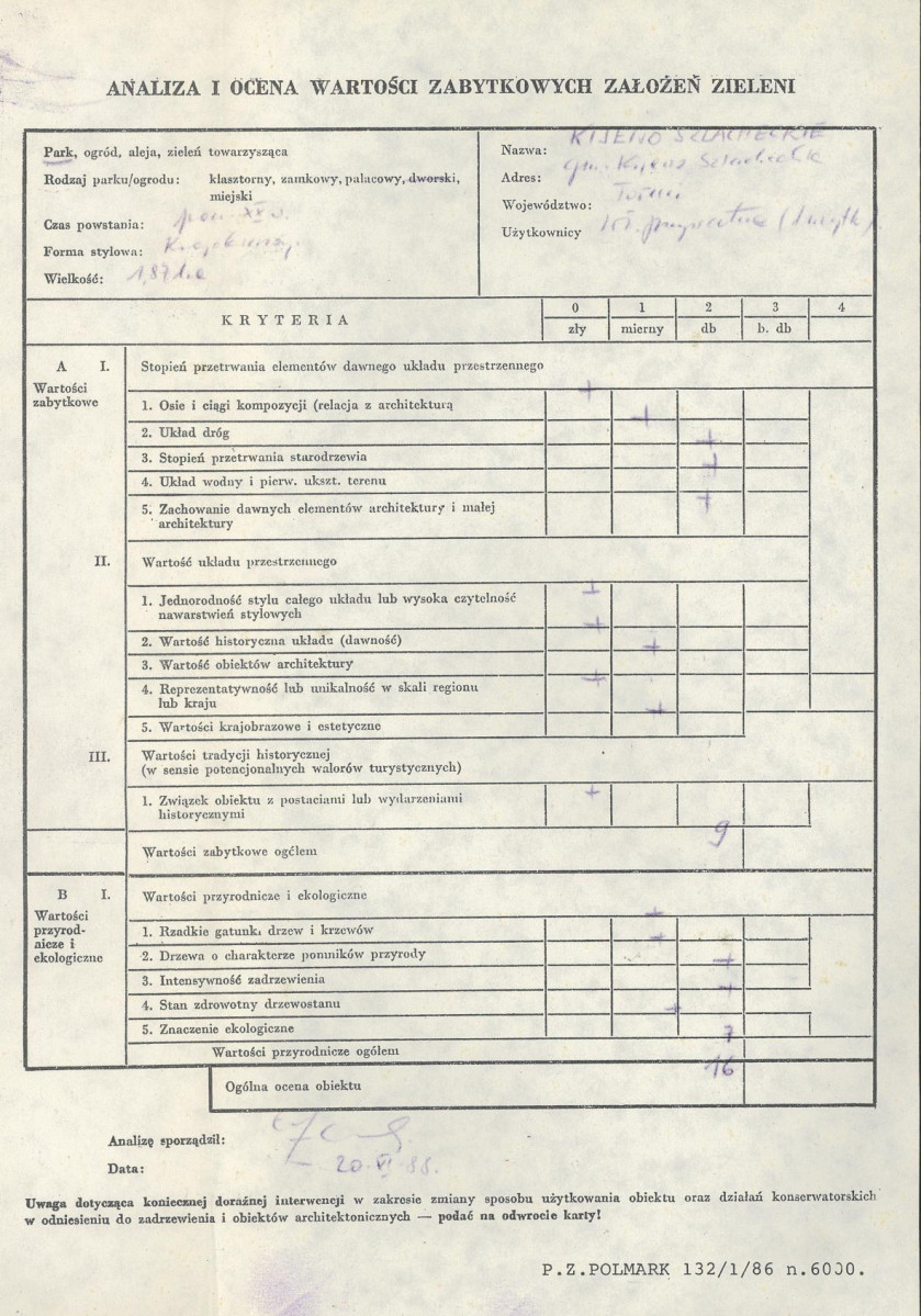 EP - Ewidencja parkowa, skan nr 3