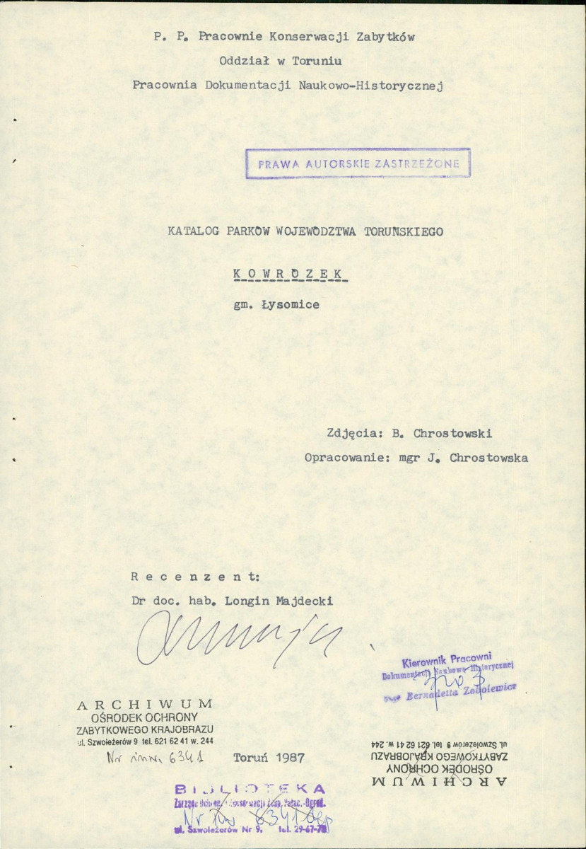 EP - Ewidencja parkowa, skan nr 6