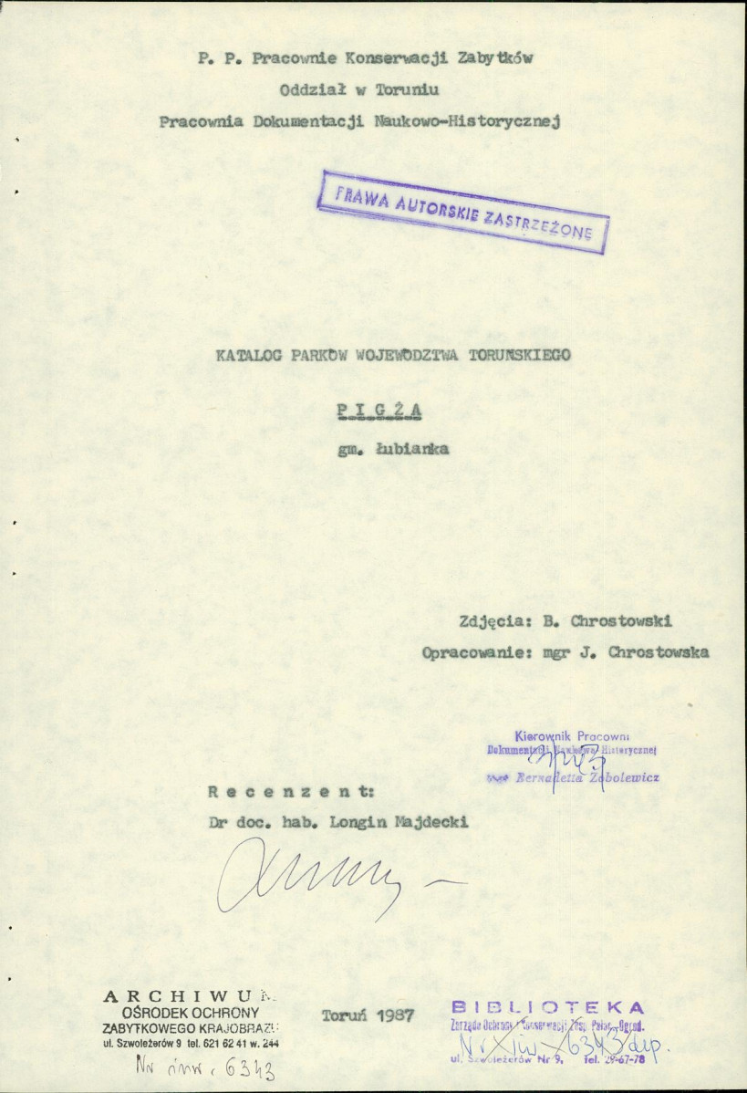 EP - Ewidencja parkowa, skan nr 6