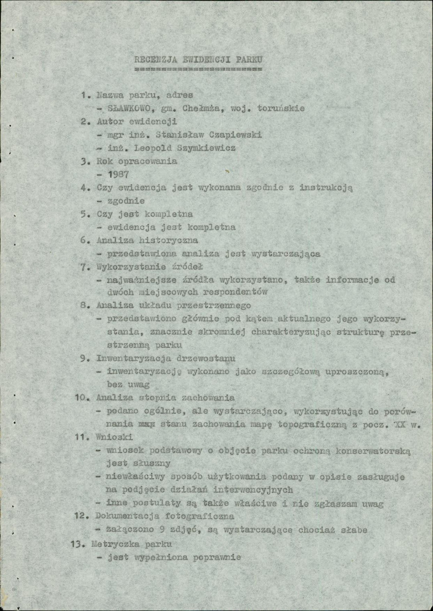 EP - Ewidencja parkowa, skan nr 5