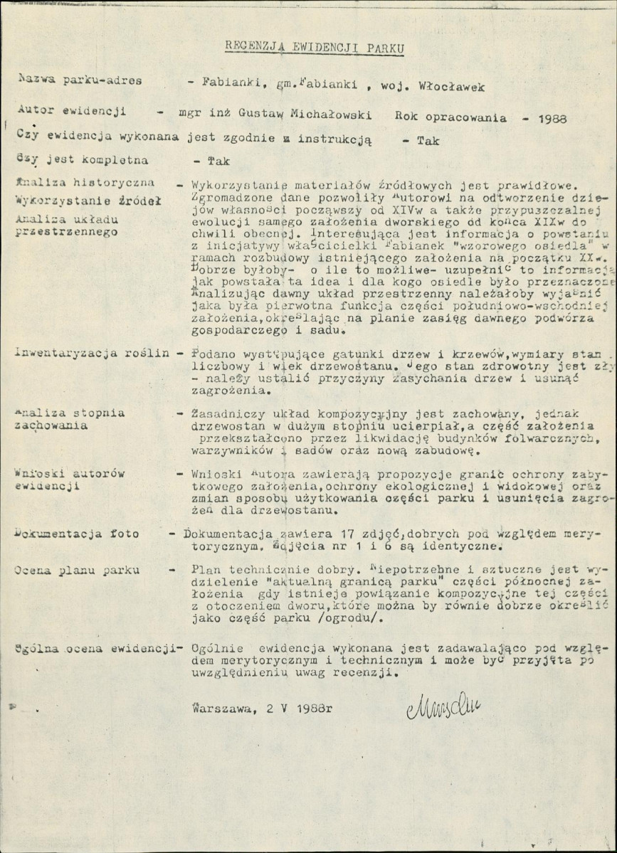 EP - Ewidencja parkowa, skan nr 6