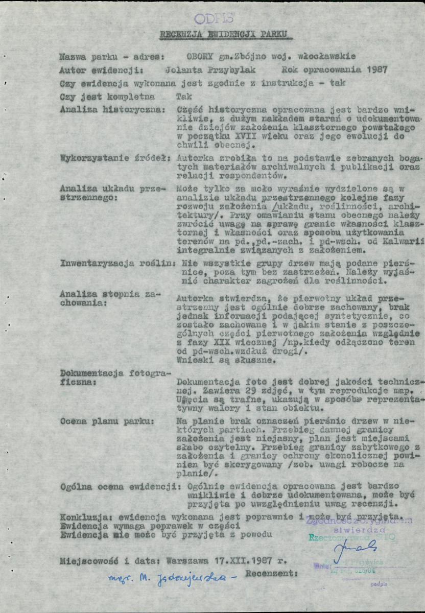 Ewidencja parkowa, skan nr 6