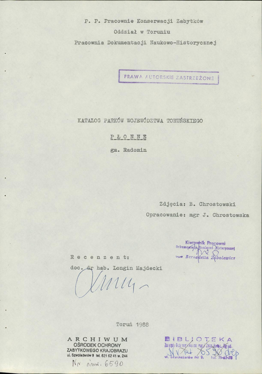 EP - Ewidencja parkowa, skan nr 7