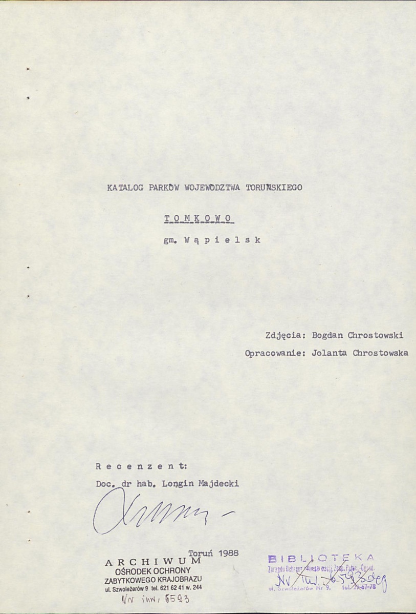 EP - Ewidencja parkowa, skan nr 8