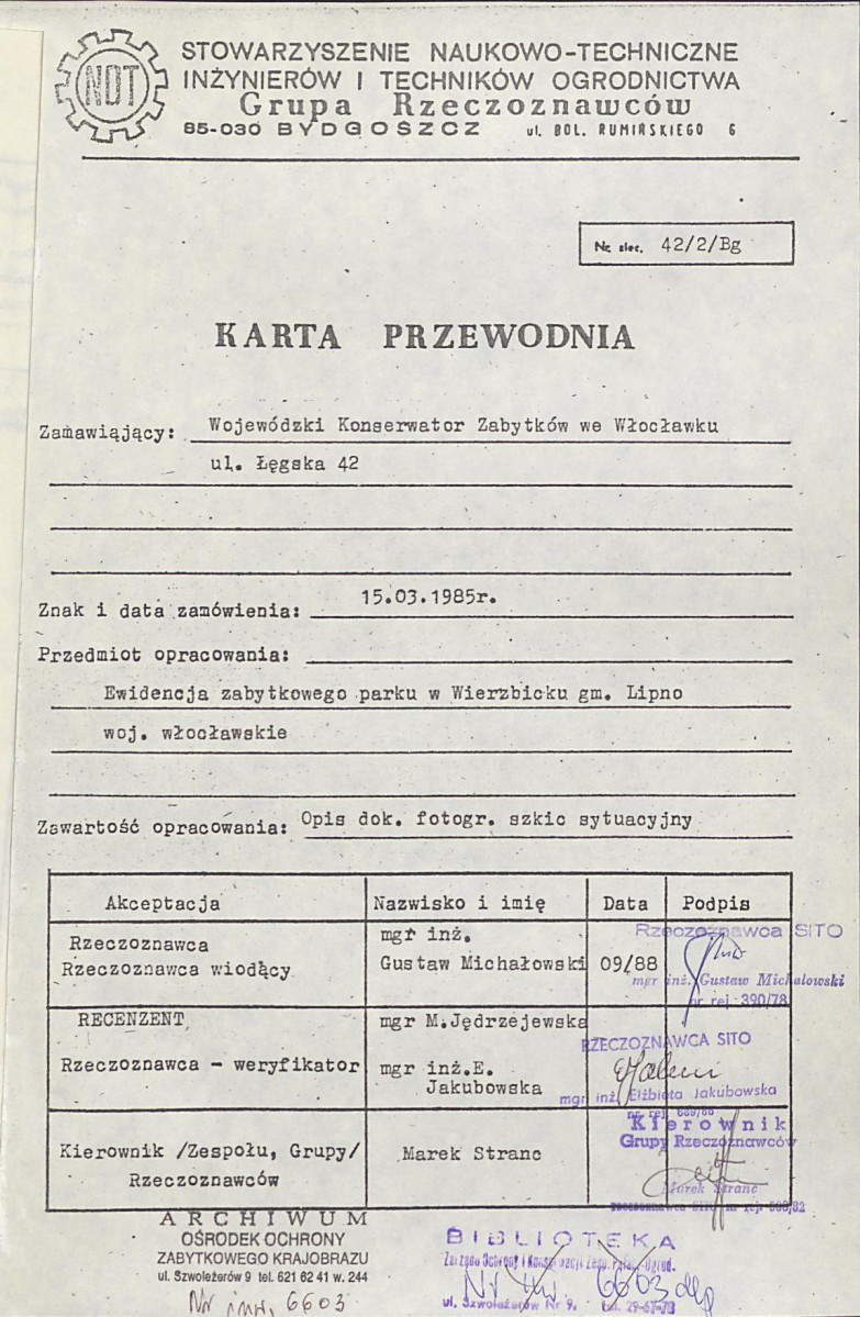 EP - Ewidencja parkowa, skan nr 4