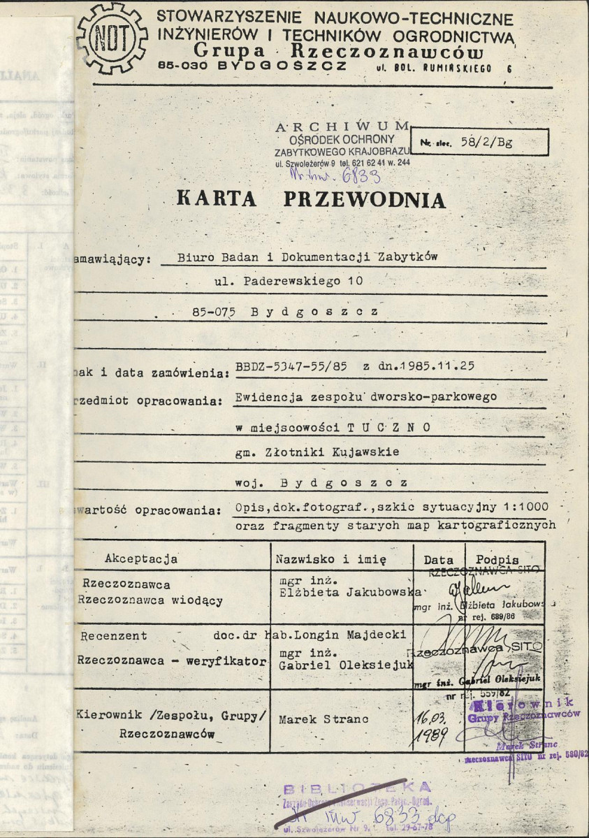 EP - Ewidencja parkowa, skan nr 4