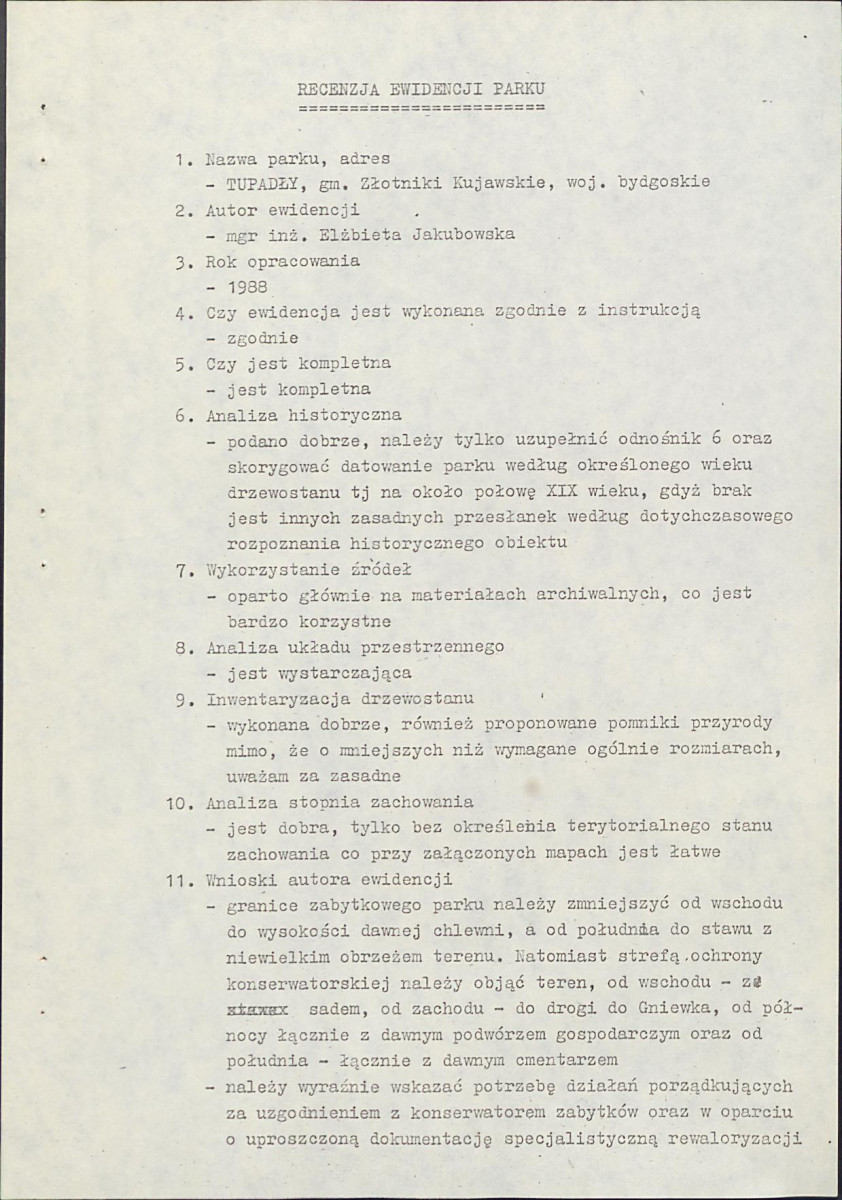 Ewidencja parkowa, skan nr 5