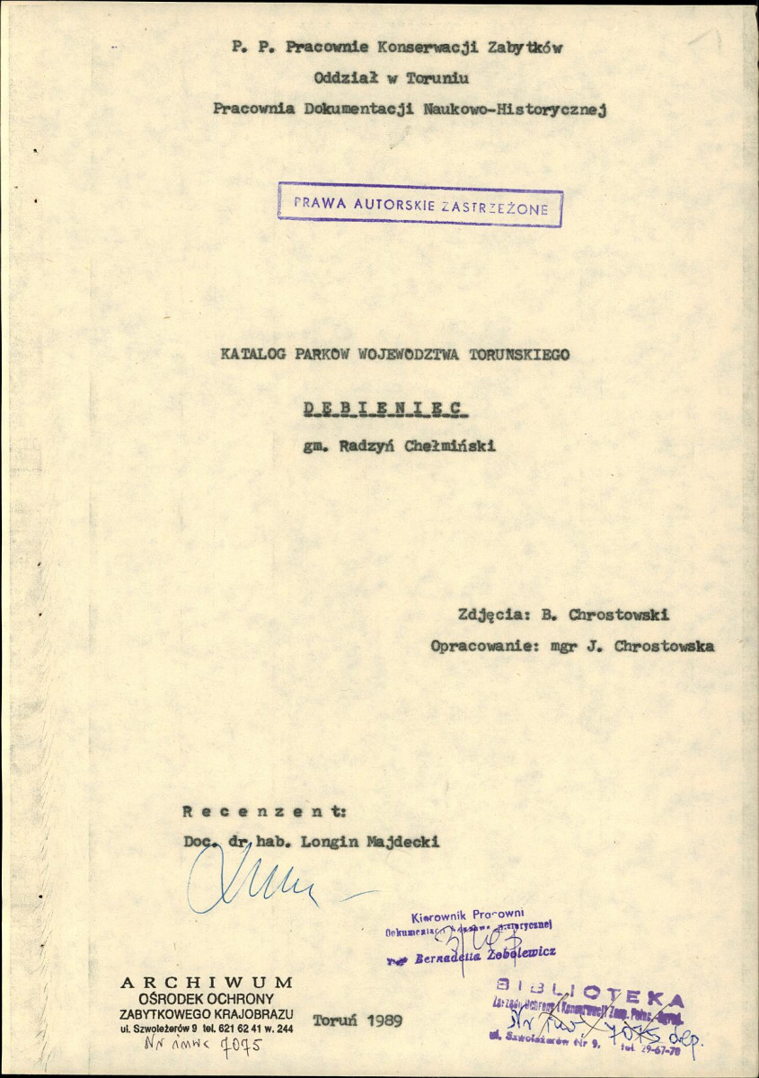 EP - Ewidencja parkowa, skan nr 5
