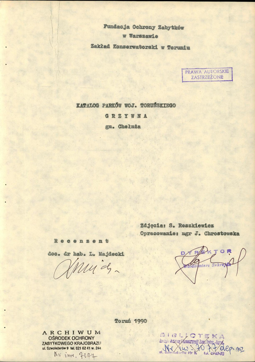 EP - Ewidencja parkowa, skan nr 6