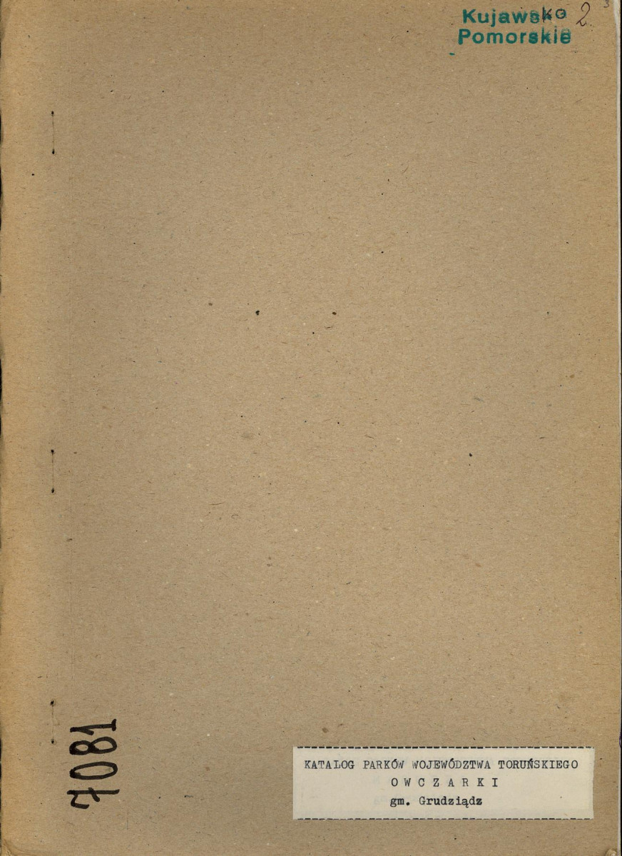 EP - Ewidencja parkowa, skan nr 1