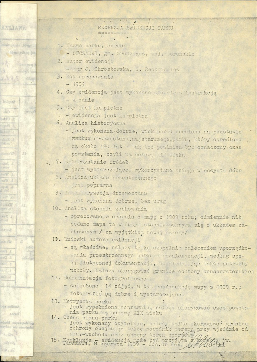 EP - Ewidencja parkowa, skan nr 4