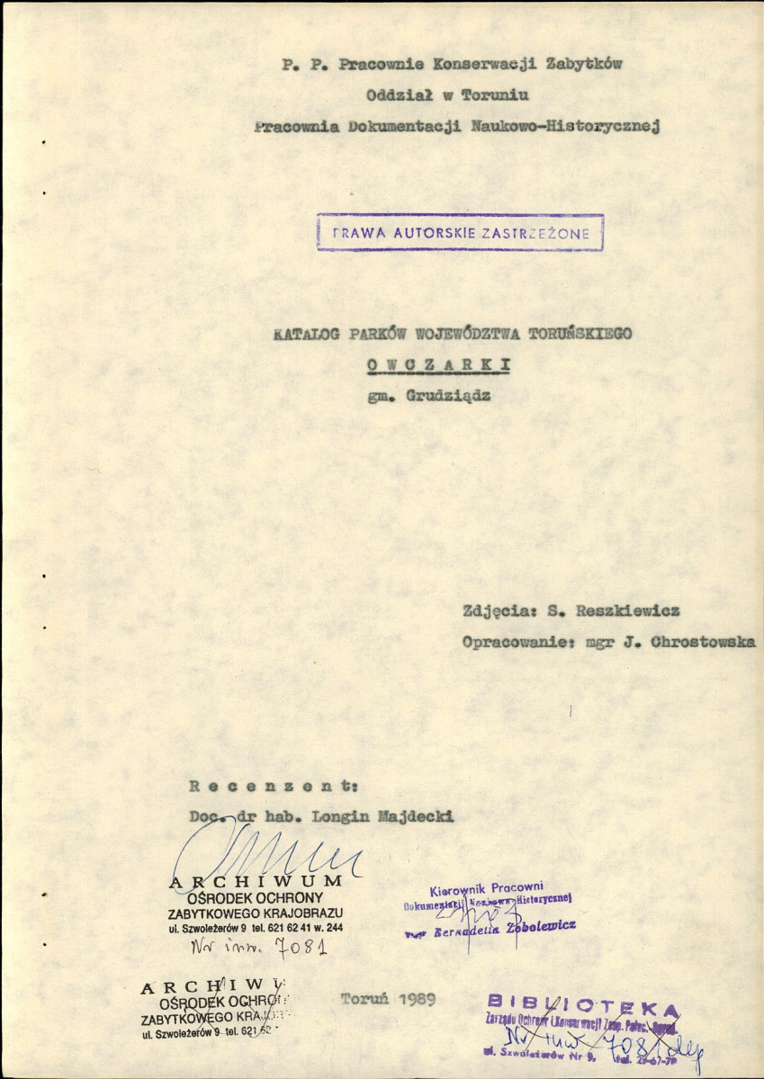 EP - Ewidencja parkowa, skan nr 5