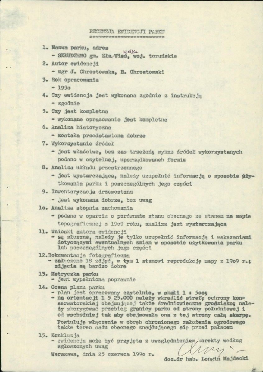 EP - Ewidencja parkowa, skan nr 4