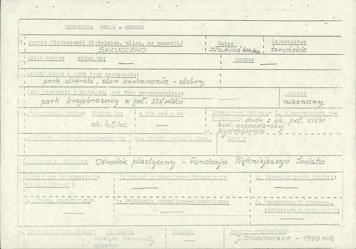 EP - Ewidencja parkowa, skan nr 7