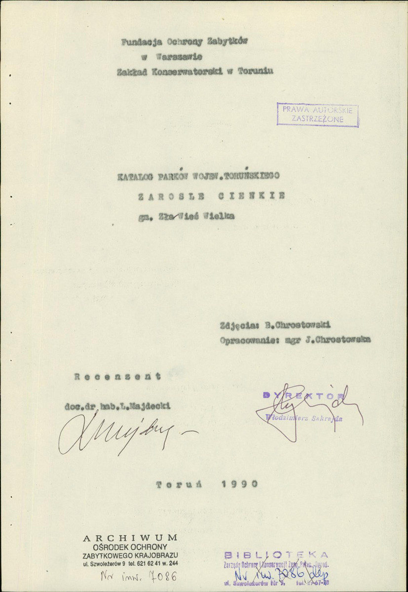 EP - Ewidencja parkowa, skan nr 6