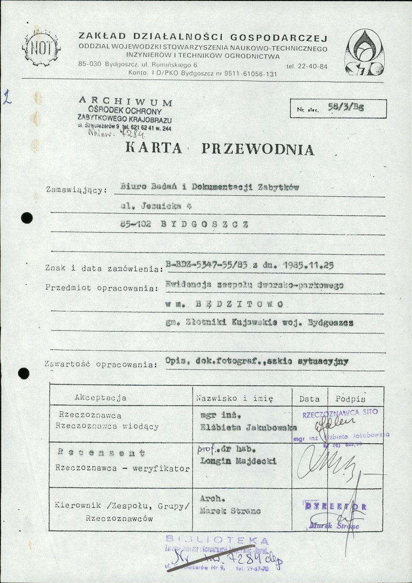 EP - Ewidencja parkowa, skan nr 4