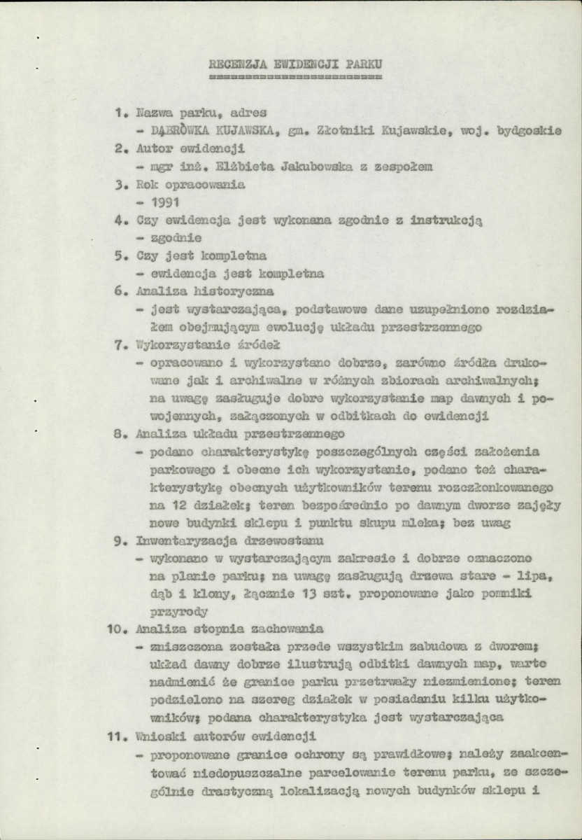 Ewidencja parkowa, skan nr 6