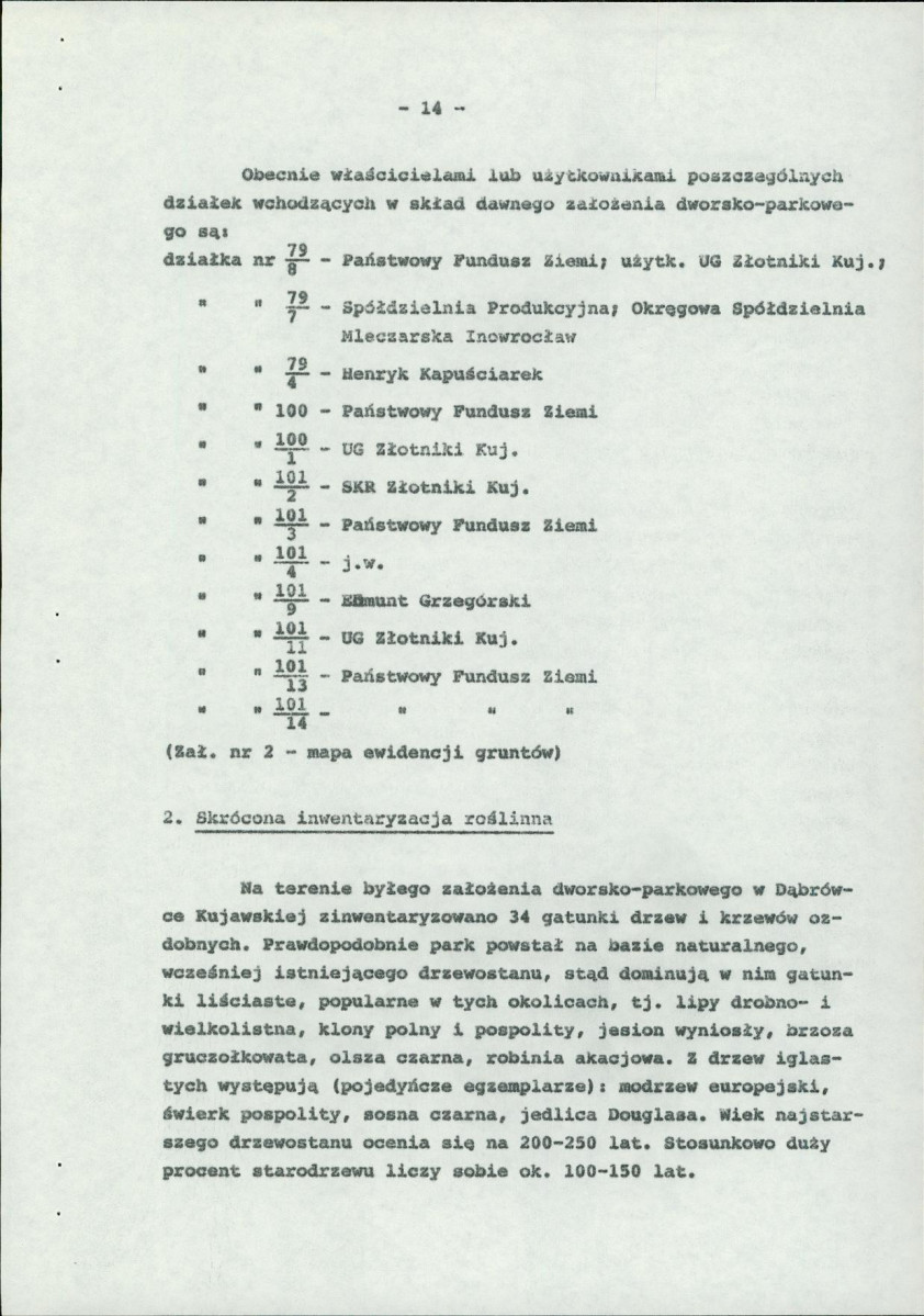 Ewidencja parkowa, skan nr 23