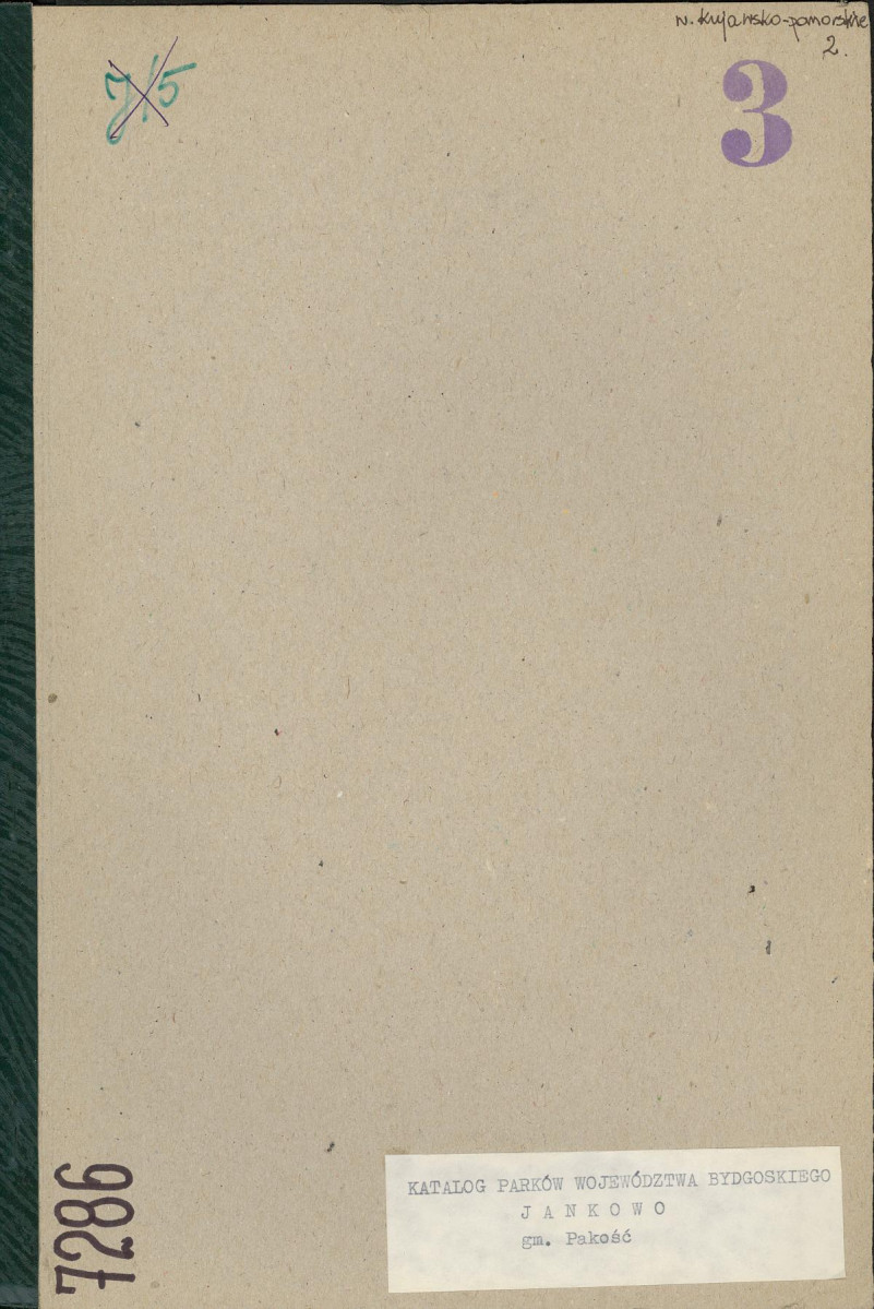 EP - Ewidencja parkowa, skan nr 1