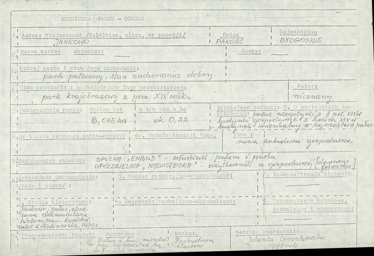 EP - Ewidencja parkowa, skan nr 7