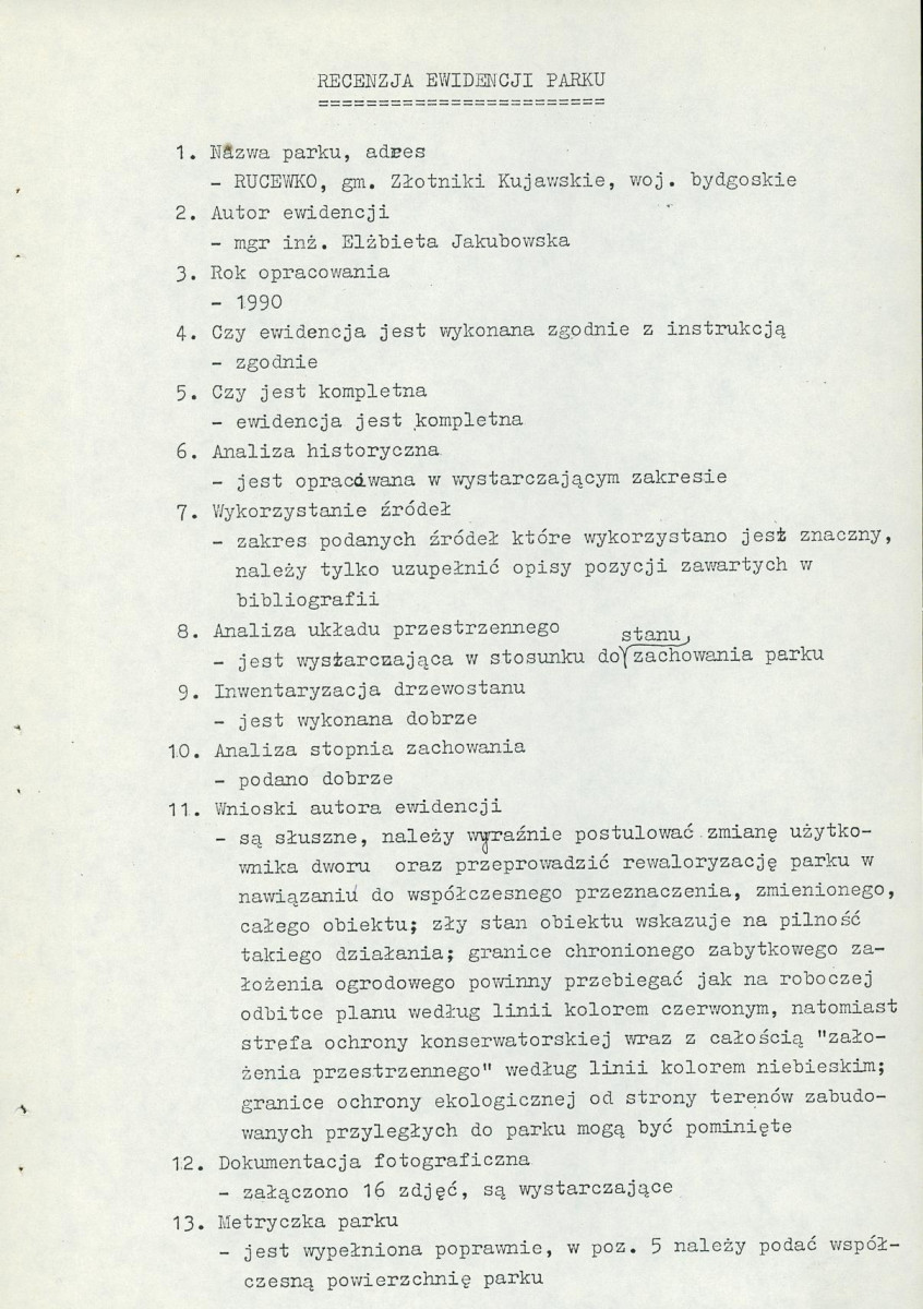 EP - Ewidencja parkowa, skan nr 5
