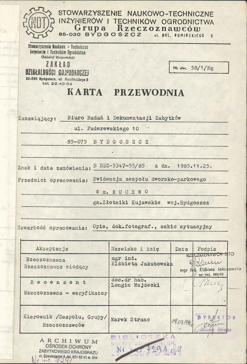 EP - Ewidencja parkowa, skan nr 4