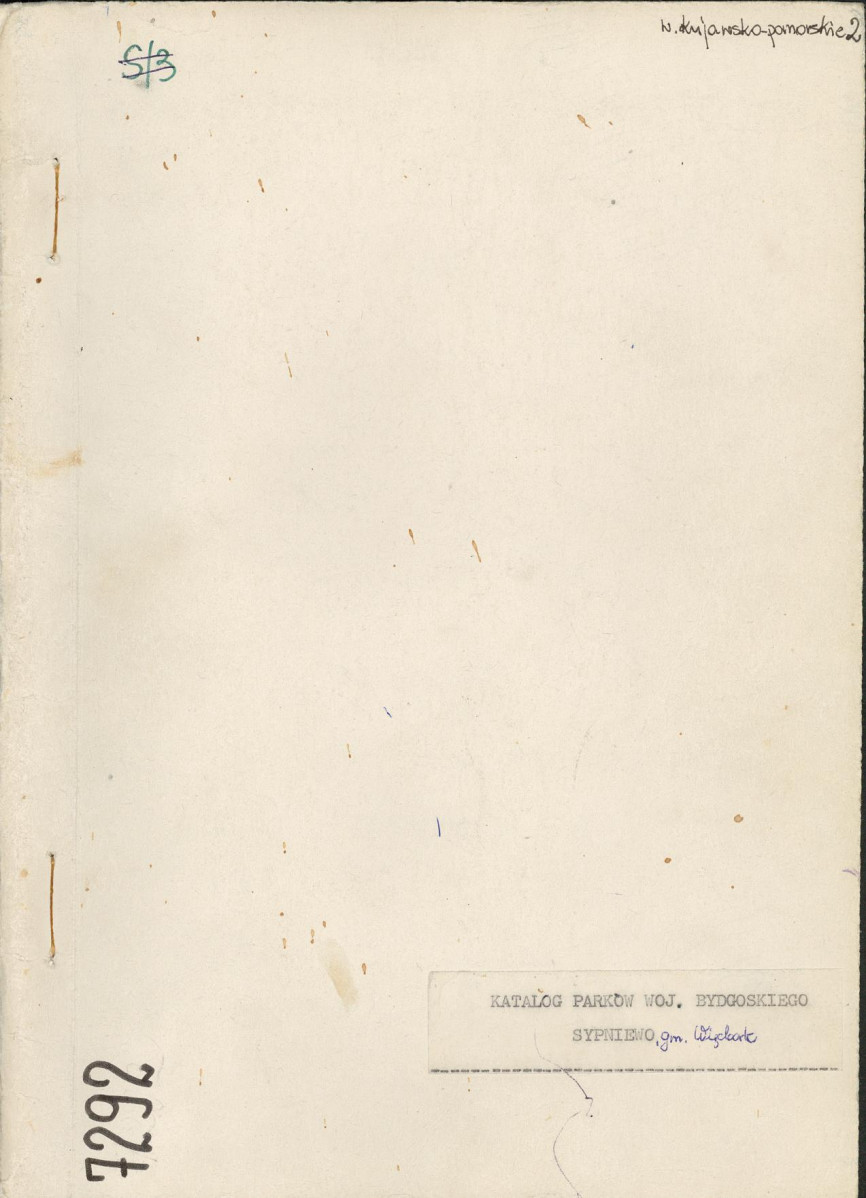 EP - Ewidencja parkowa, skan nr 1