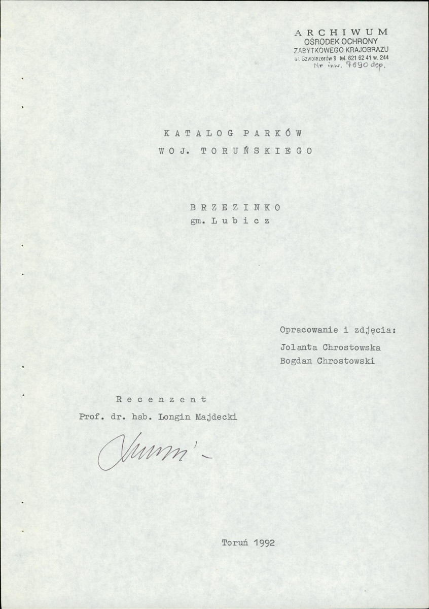 EP - Ewidencja parkowa, skan nr 6