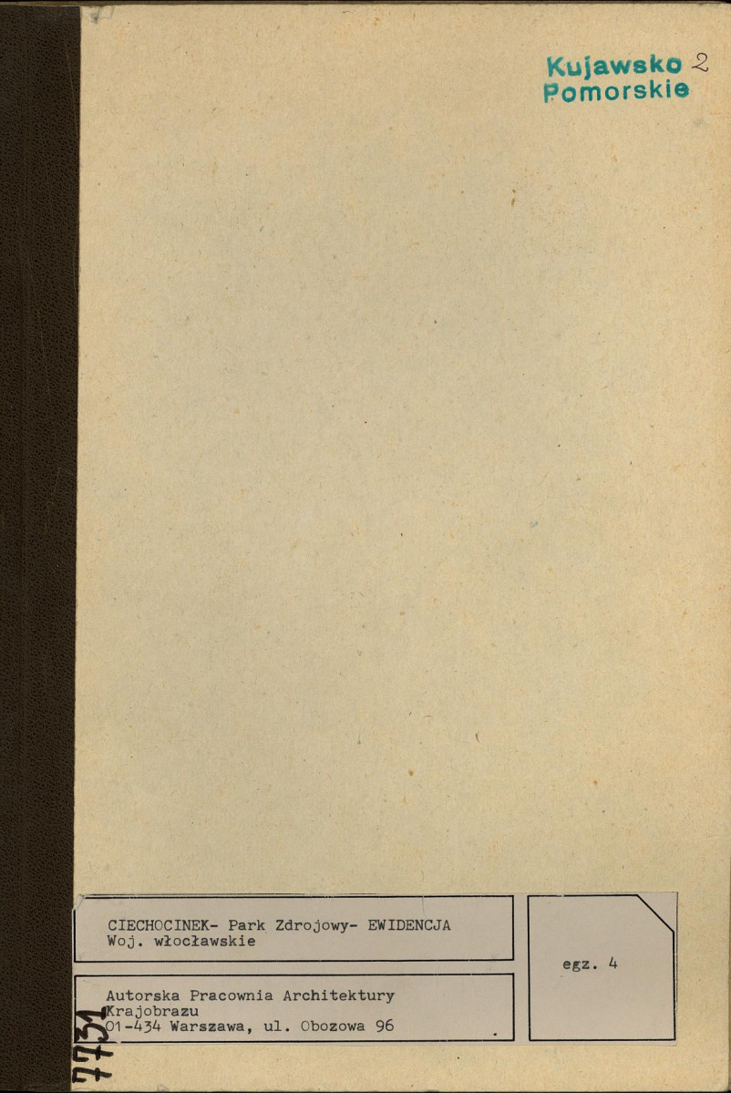 Ewidencja parkowa, skan nr 1