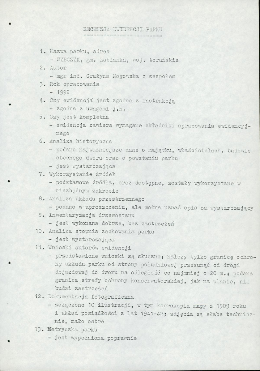EP - Ewidencja parkowa, skan nr 5