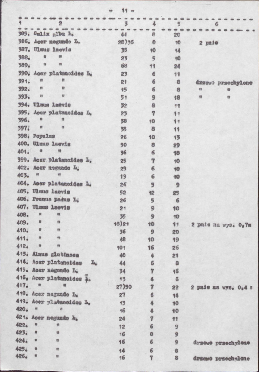 Ewidencja parkowa, skan nr 28