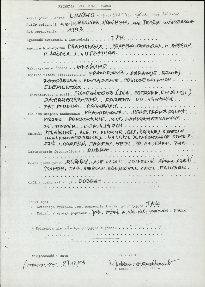 Ewidencja parkowa, skan nr 5