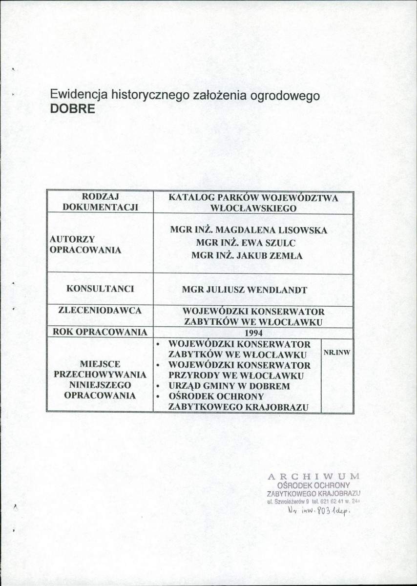 Ewidencja parkowa, skan nr 5