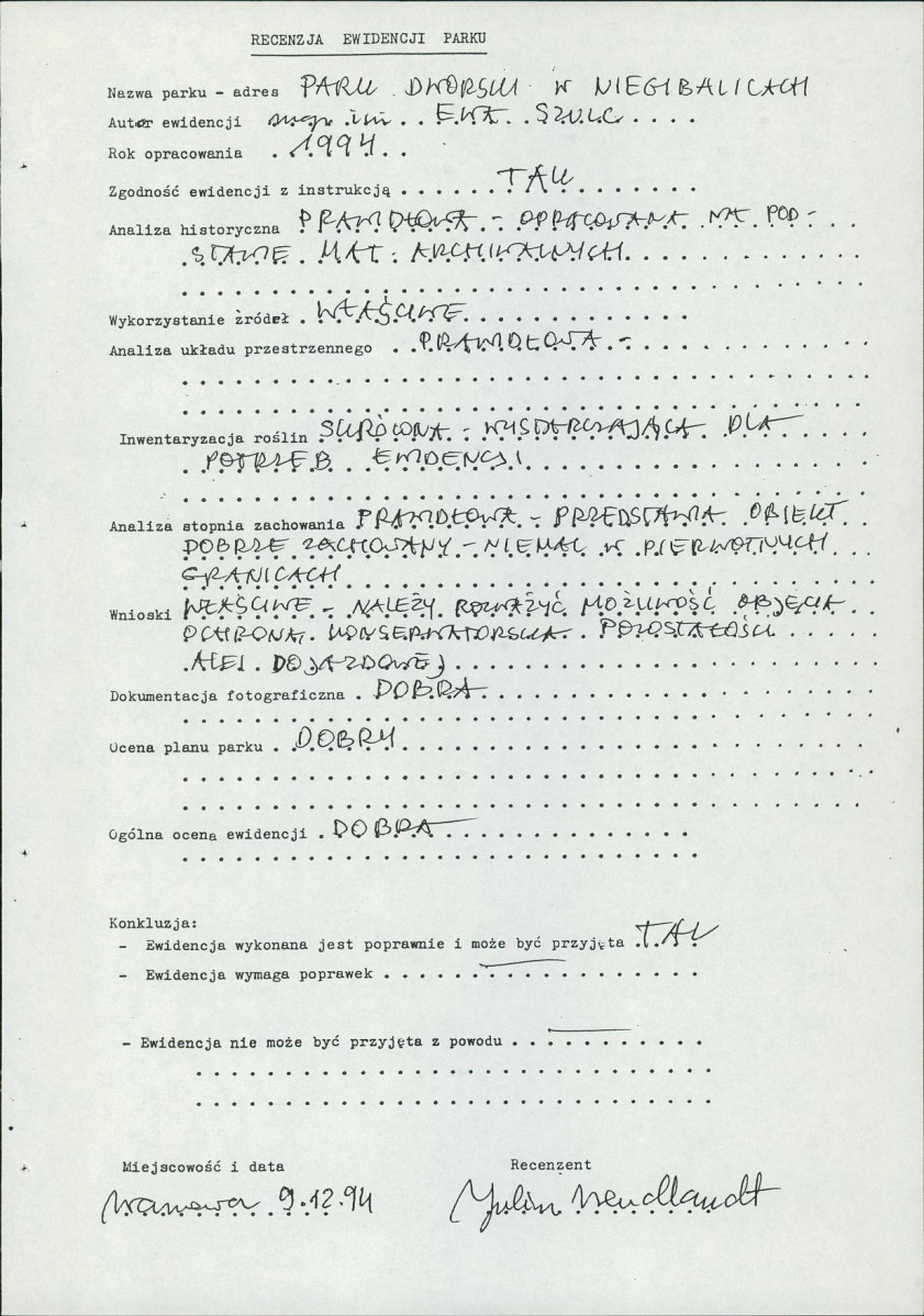 EP - Ewidencja parkowa, skan nr 6