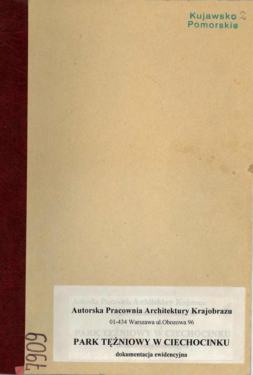 EP - Ewidencja parkowa, skan nr 1